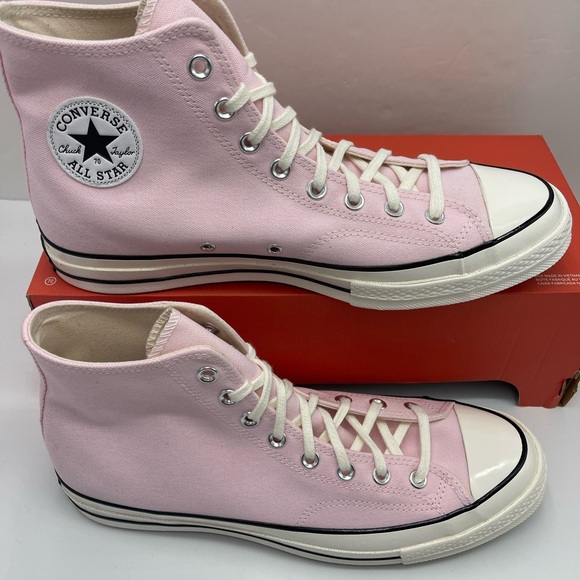 Converse Men’s A10527F
CHUCK 70 HI
PINK FROSTING/EGRET/BLACK High-Top Sneakers - Picture 2 of 16